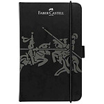 FABER-CASTELL Carnet de notes DIN A6 noir, quadrillé, 100 g/m², 194 pages