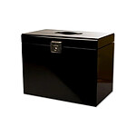 PIERRE HENRY Valise de classement en métal avec 5 dossiers Dim: 36,5x28x22 cm Noir PIERRE HENRY Valise de classement en métal avec 5 dossiers Dim: 36,5x28x22 cm Noir