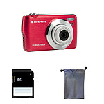 AGFAPHOTO Realishot DC8200 Rouge - Appareil Photo Numérique Compact Cam