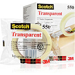 SCOTCH Ruban adhésif transparent 15mm x 66m en sachet individuel 550 x 10