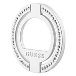 Guess Anneau de Support Magsafe 360° Orné de Strass Argent