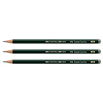 FABER-CASTELL Crayon papier 9000 hexagonal mine 2mm HB x 3 FABER-CASTELL Crayon papier 9000 hexagonal mine 2mm HB x 3