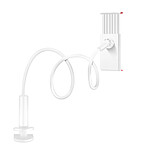 Avizar Support Bureau pour Smartphone et Tablette Rotatif Bras Flexible Blanc Avizar Support Bureau pour Smartphone et Tablette Rotatif Bras Flexible Blanc
