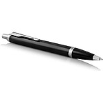 PARKER stylo-bille IM laque noire avec attributs chromés PARKER stylo-bille IM laque noire avec attributs chromés