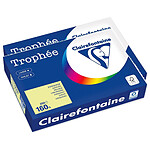 CLAIREFONTAINE Ramette Papier FSC A4 160g 250 Feuilles Jonquille x 2