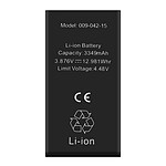Clappio Batterie sans BMS pour iPhone 15 3349mAh Sans message d'erreur
