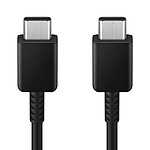 Samsung Câble USB-C vers USB-C 3A Charge 25W et Synchronisation 1,2m Noir