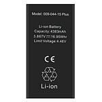 Clappio Batterie sans BMS pour iPhone 15 Plus 4383mAh Sans message d'erreur