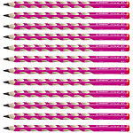 STABILO Crayon graphite EASYgraph HB droitier corps rose x 12 STABILO Crayon graphite EASYgraph HB droitier corps rose x 12