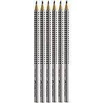 FABER-CASTELL Pack 6 Crayons Grip 2001 HB FABER-CASTELL Pack 6 Crayons Grip 2001 HB