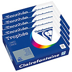 CLAIREFONTAINE Ramette Papier FSC A4 80g 500 Feuilles Gris Acier x 5