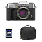 FUJIFILM X-T50 Silver + Sac + Carte SD 8 Go