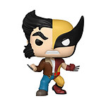 Marvel - Figurine POP! Split- Wolverine/Logan 9 cm