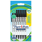 PAPER MATE Stylo à bille Kilometrico, blister de 8, noir PAPER MATE Stylo à bille Kilometrico, blister de 8, noir