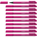 STABILO Stylo feutre pointMax pointe moyenne 0.8mm Rose Foncé x 10