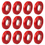 TESA Ruban Adhésif Double Face 4965 Spécial Plastique 19 mm x 50 m Incolore x 12 TESA Ruban Adhésif Double Face 4965 Spécial Plastique 19 mm x 50 m Incolore x 12