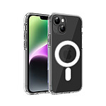 Evetane Coque iPhone 14 transparente Motif Compatible Magsafe antichocs