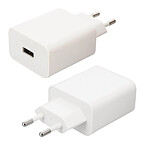 Huawei Chargeur Mural USB SuperCharge 40W Charge Rapide avec Câble USB-C  Blanc