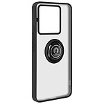 Avizar Coque pour Redmi Note 13 Pro 5G Bague Métallique Fonction Support Noir