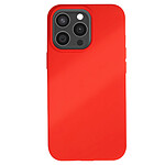 Jaym Coque pour Apple iPhone 15 Pro Premium Soft Feeling Rouge