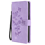 Avizar Étui pour Samsung Galaxy A15 5G Portefeuille Fleur avec Dragonne