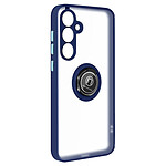 Avizar Coque pour Samsung Galaxy A55 Bague Métallique Fonction Support Bleu nuit