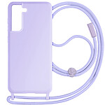 Avizar Coque Cordon pour Samsung Galaxy S21 FE Semi-Rigide Lanière 80cm