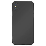 Jaym Coque pour Apple iPhone X / XS Premium Silicone Microfibre Noir