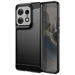 Avizar Coque pour Motorola Edge 50 Pro Souple Effet Carbone et Brossé