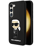 Karl Lagerfeld Coque pour Samsung Galaxy S23 Plus Ikonik NFT Noir