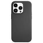 Jaym Coque Magsafe pour Apple iPhone 12 Pro Max Premium Silicone Microfibre Noir