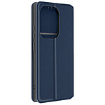 Avizar Étui pour Xiaomi Redmi Note 13 Pro 4G Porte-carte Support Vidéo Bleu nuit