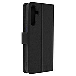 Avizar Étui pour Samsung Galaxy A25 Portefeuille et Support Vidéo Noir
