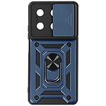 Avizar Coque pour Redmi Note 13 5G Bague Support Cache caméra coulissant Bleu nuit