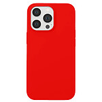 Jaym Coque pour Apple iPhone 13 Pro Premium Silicone Microfibre Rouge