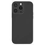 Jaym Coque Magsafe pour Apple iPhone 15 Pro Max Premium Silicone Microfibre Noir