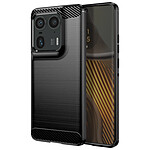 Avizar Coque pour Motorola Edge 50 Ultra Souple Effet Carbone et Brossé