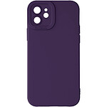 Avizar Coque pour iPhone 12 Silicone Mat Protection Caméra