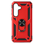 Avizar Coque pour Galaxy S25 Plus Protection Bimatière avec Anneau Magnétique Rotatif