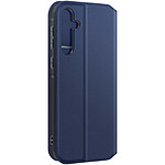 Avizar Étui pour Samsung Galaxy A55 5G Clapet Porte-cartes et Support Vidéo Bleu nuit