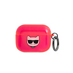 Karl Lagerfeld Coque pour Airpods Pro Choupette Translucide en Silicone Fuchsia Karl Lagerfeld Coque pour Airpods Pro Choupette Translucide en Silicone Fuchsia