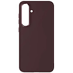 Avizar Coque pour Samsung S24 et S25 Rigide Contour Caméra Métallisé Bordeaux
