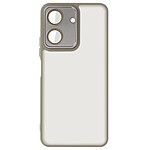 Avizar Coque pour Xiaomi Redmi 13C Dos Rigide Fumé Bloc Caméra Protégé Gris clair