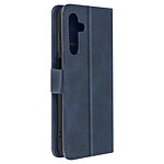 Avizar Étui pour Samsung A25 5G Clapet Rangement Carte Support Vidéo Bleu nuit