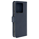 Avizar Étui pour Xiaomi Redmi Note 13 Pro 5G Portefeuille et Support Vidéo Bleu nuit