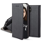 Jaym Étui Folio pour Samsung Galaxy A25 5G Magnétique Fonction Stand Noir