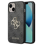 Guess Coque pour Apple iPhone 13 Mini PU 4G Big Gris