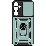 Avizar Coque pour Samsung Galaxy A35 5G Bague Support Cache caméra coulissant Vert pâle