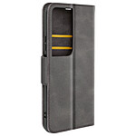 Avizar Étui pour Honor 90 Smart Clapet Portefeuille Support Dragonne Gris foncé