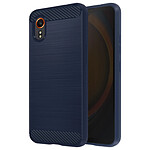 Avizar Coque pour Samsung Galaxy Xcover 7 Souple Effet Carbone et Brossé